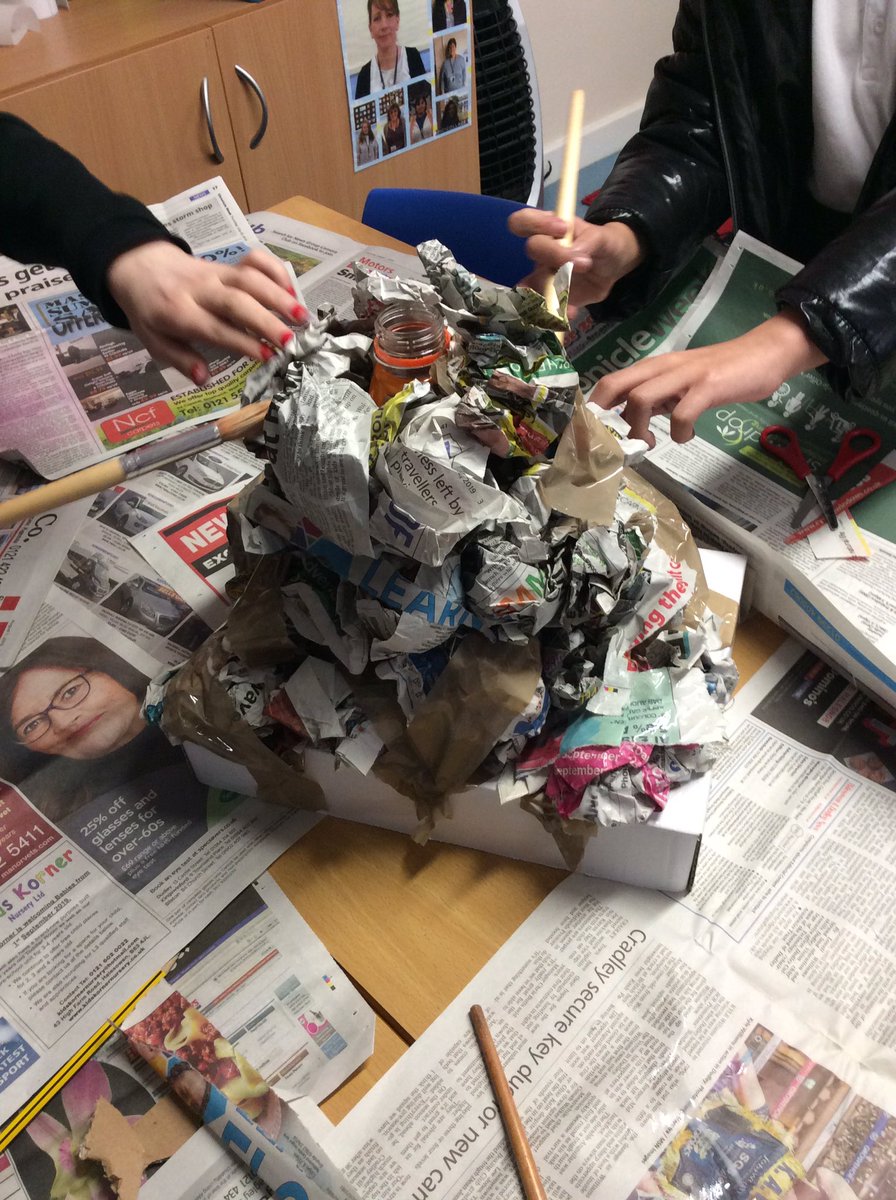 MrD_Jones7's tweet photo. As Year 4 are looking at volcanoes, we have decided to create our own paper mache volcano. We will be exploding them very soon. Keep your eye out! @paganelschool @Year4Paganel @lilley_mrs @MrsGray82 #papermachevolcano #art #scienceexperiment https://t.co/XuoTxarMDe