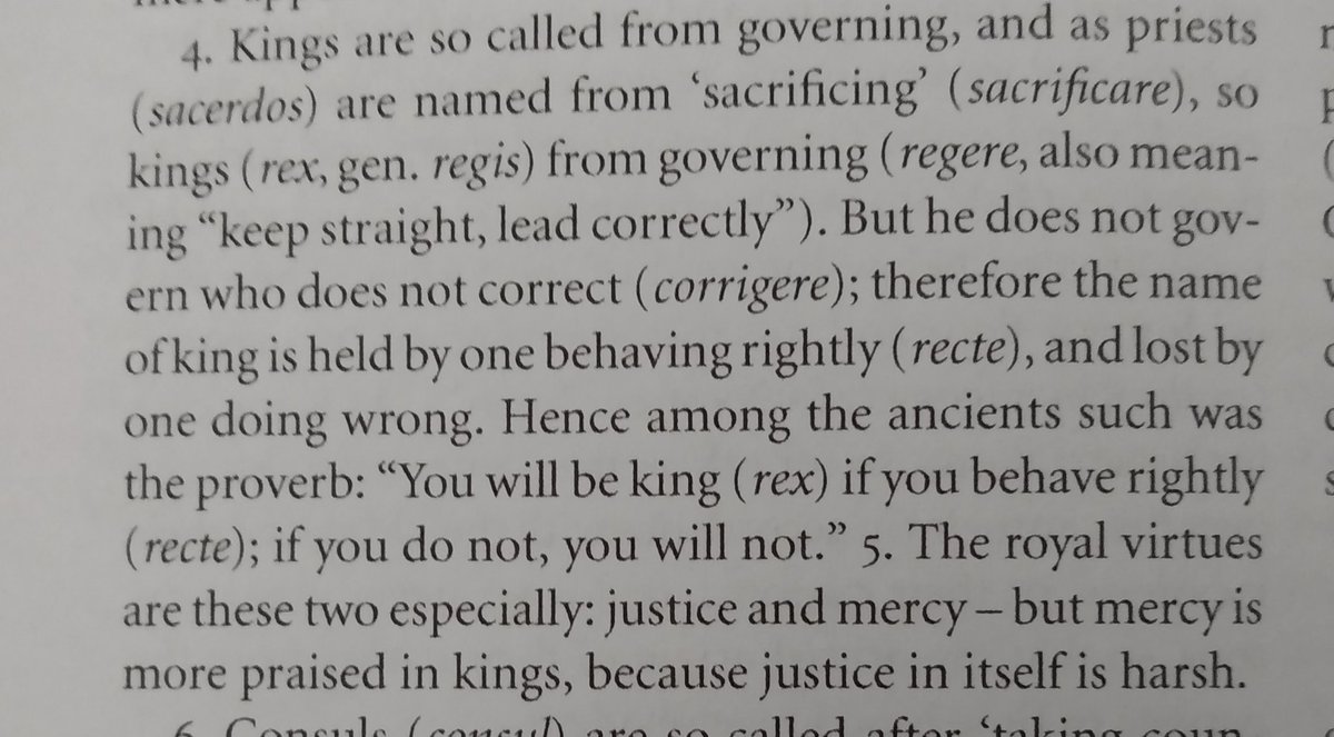 Why why why would you translate "rex" in this paragraph as "king" instead of "ruler"??? Use "ruler" and all the etymologies make sense!