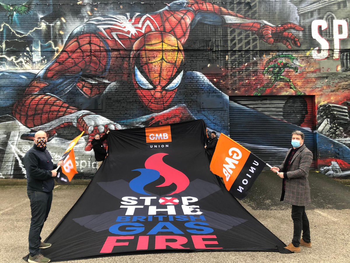 Our members in British Gas are on strike, fighting an employer that’s threatening to sack them all

They’re choosing to spend the day supporting foodbanks and community projects

And we are incredibly proud of them

#StopTheBritishGasFire
#BrumTogether
#BritishGasStrike