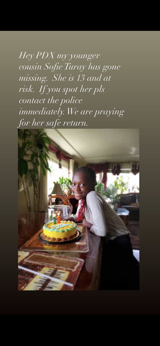 aunty_keebz's tweet image. Please if you are in the Portland, Oregon or Vancouver, Washington area please be on the look out for my little cousin. She has been missing since the January 9th.