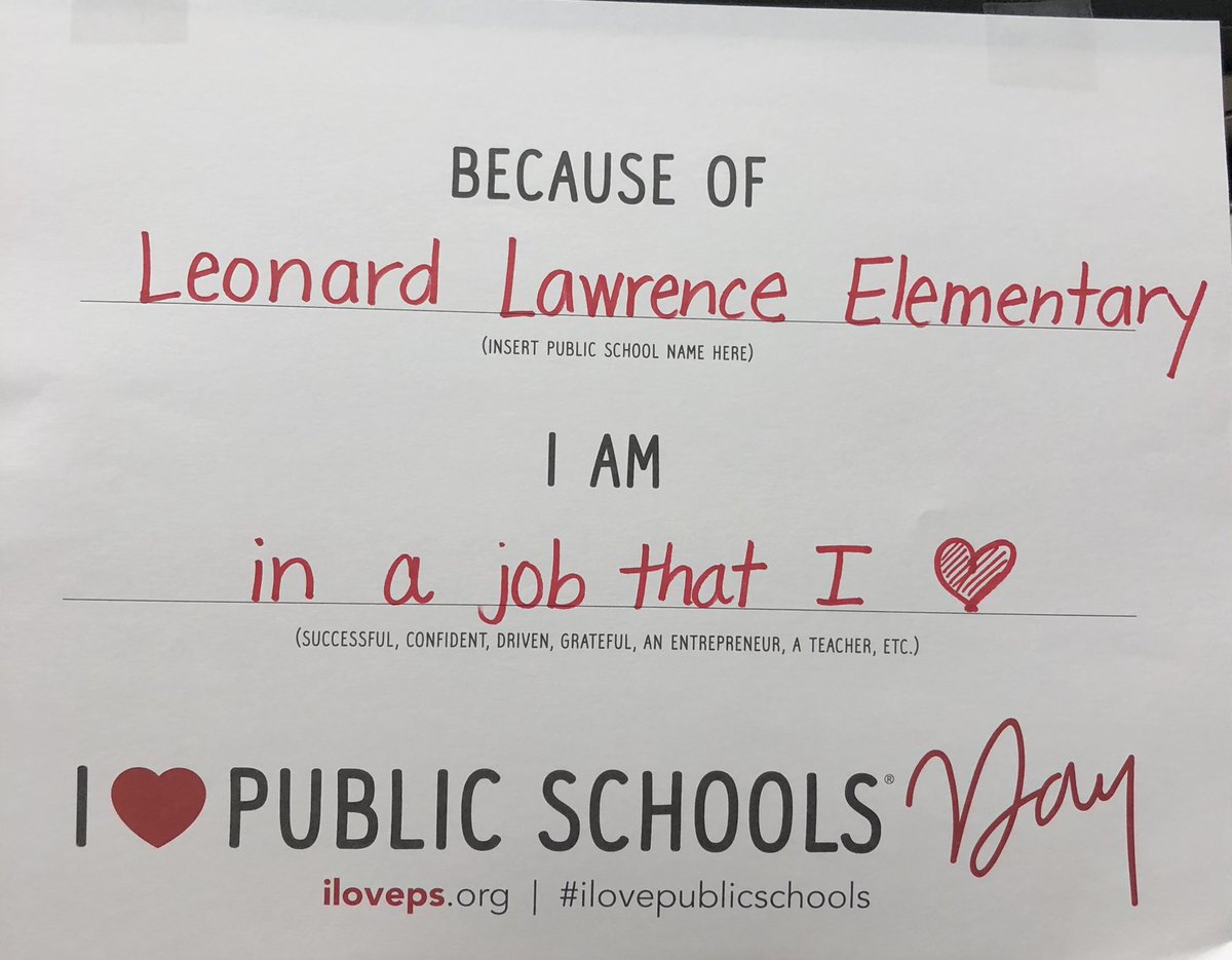 I Love Public Schools 🍎 #prideofLL #ILovePublicSchools