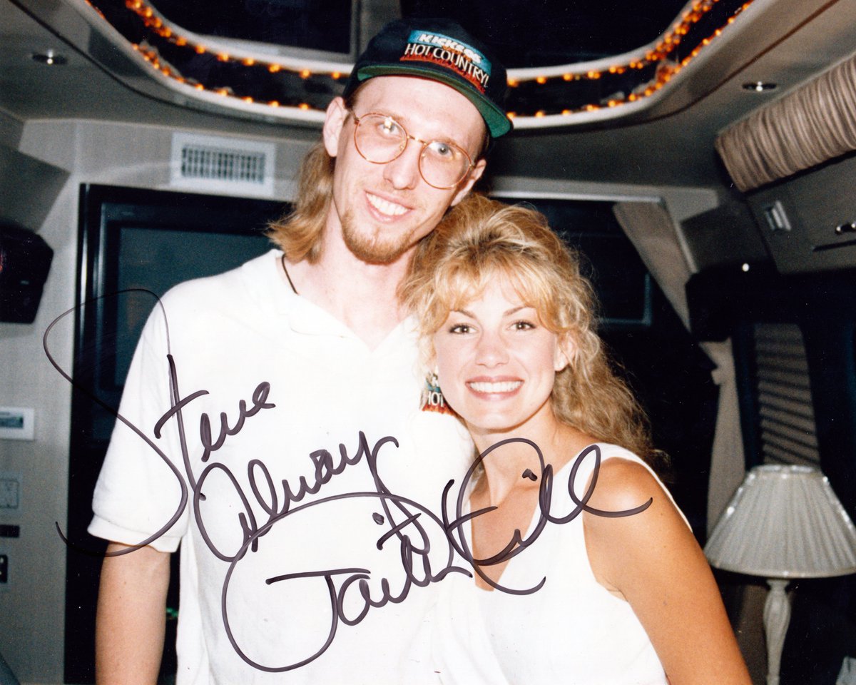 SteveBaker96's tweet photo. Both Aaron Tippin and @FaithHill performed live at two separate shows in #GlenMillerPark in #RichmondIndiana in the mid to late 90's during Richmond's #RoseFestival.  Kicks 96 was lucky enough to be the hosting radio station. #AaronTippin #FaithHill https://t.co/MOxUWxhZis