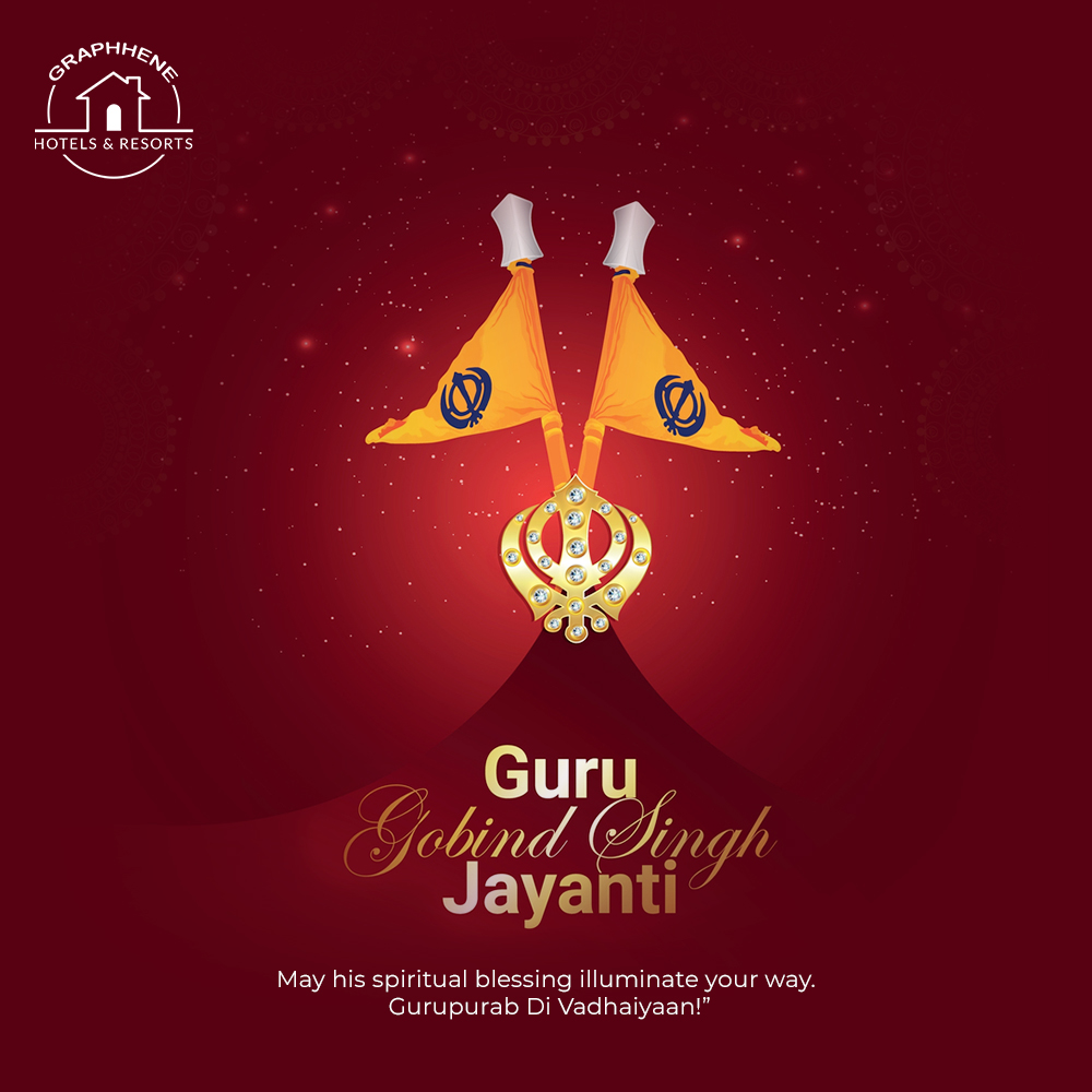 GraphheneR's tweet image. May Wahe Guru shower his blessings on you! Happy Guru Gobind Singh Jayanti! - Team Graphhene Hotels
.
#gurunanak #waheguru #gurbani #sikhism #khalsa #sikh #sikhi #ji #gurunanakdevji #waheguruji #satnamwaheguru #gurbaniquotes #gurugranthsahibji #punjab #sikhs #guru #singh