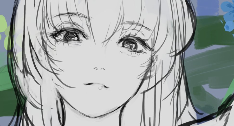 眼の感じはそこそこ好きな雰囲気になったんだけど、たぶん清書でこの雰囲気は全部失われると思うなり。
でももうちょい目つき悪くしないとエリカ味ぜんぜんないなりね… 