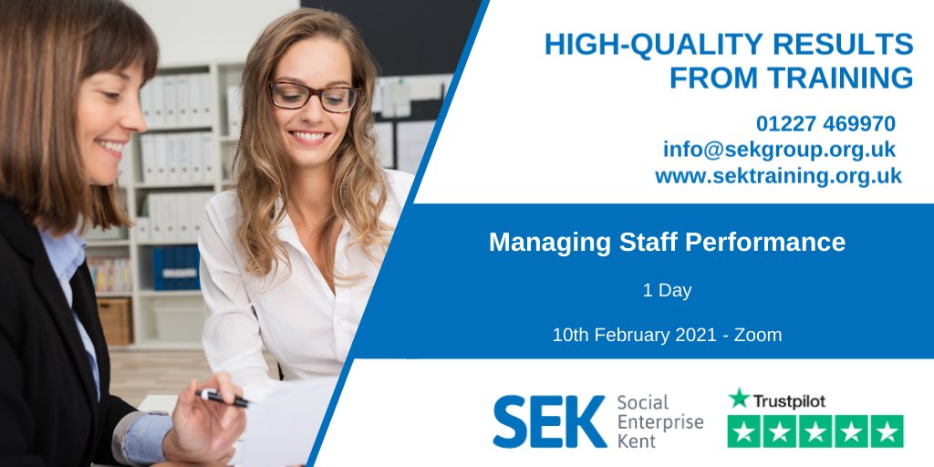 SocEntKent's tweet photo. Did you know that 70% of employees feel more valued when consistent performance management is in place?

Our in-depth #PerformanceManagement #Training will provide you as a manager with the knowledge to effectively performance manage your staff. https://t.co/EKsNVBhSqy
