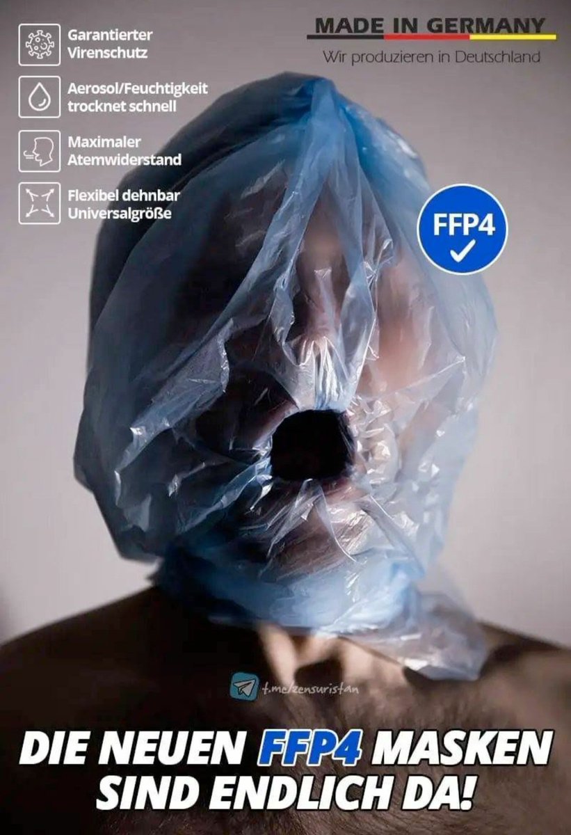 GuyFawk20083334's tweet photo. #FFP2 #FFP3 #FFP4 ☝️ #Maskenpflicht https://t.co/lJ3uNpbTFO