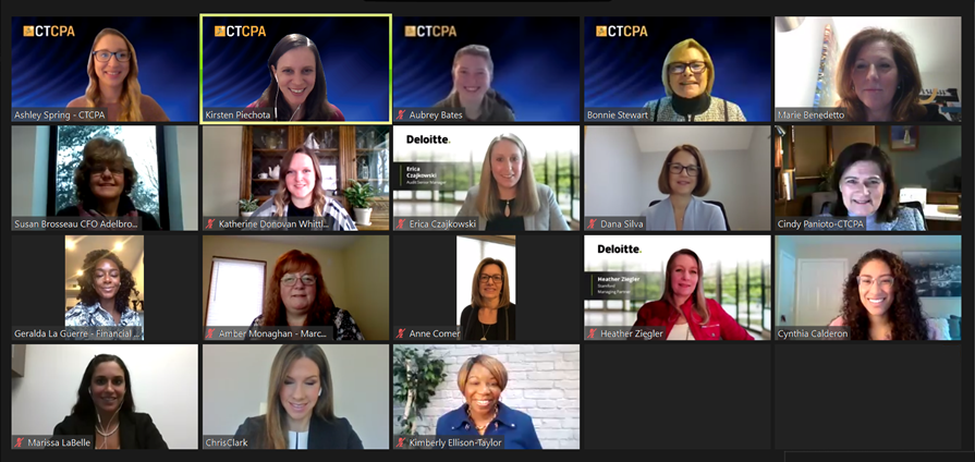ConnecticutCPAs's tweet photo. THIS is what #empoweringwomen looks like. It's a beautiful day for the #CTCPAWomen awards, and we're so grateful to have all of our award winners and facilitators joining us today. #TransformWithCTCPA https://t.co/Bd9qbtM8nW