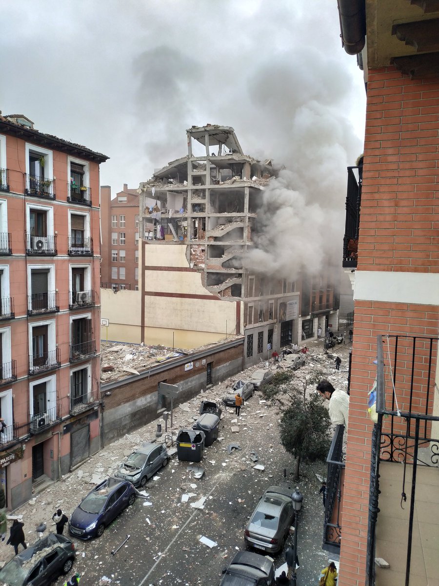 explosion en madrid