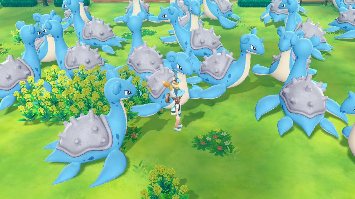 ななし ジン ポケモン垢 色厳選のモチベ下がったからピカブイのイーブイ牧場とラプラス牧場で癒されてる このわちゃわちゃ動いてる感じ好き あとはウールーも連れて来れたら神なんだけど笑 ななし ジン ポケモン垢 色厳選のモチベ下がったからピカブイのイーブイ牧場とラプラス牧場で癒されてる このわちゃわちゃ動いてる感じ好き あとはウールーも連れて来れたら神なんだけど笑