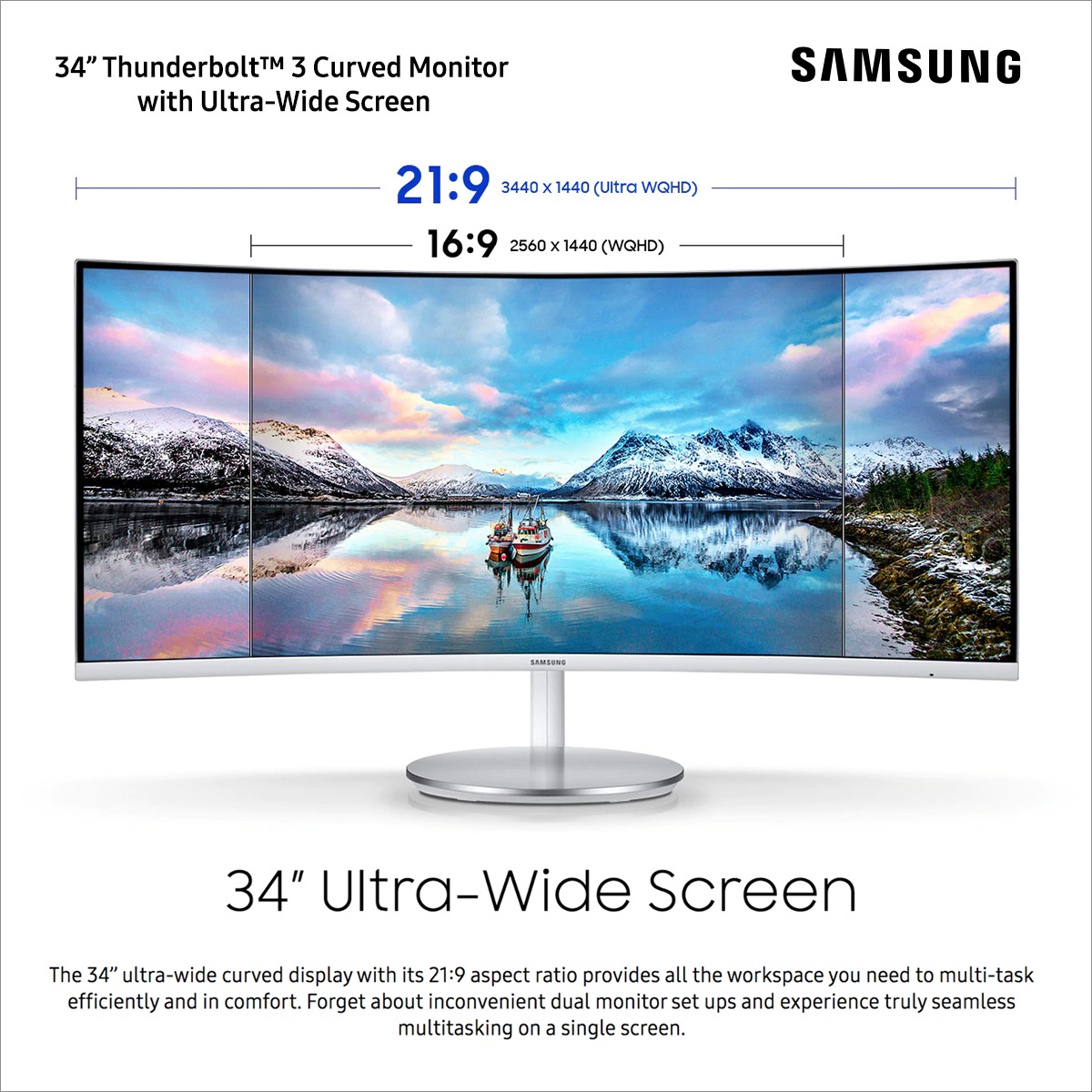 Newcommea's tweet photo. 34" Thunderbolt™ 3 Curved Monitor with 21:9 Wide Screen.

For More Details contact us 
Via Email: info@newcomme.com or
 Visit us on https://t.co/1LxKtaA6qV

#Newcommea #newcomme #absolutelygenius #samsungmonitors #productoftheday #QuantumDotColor #AMDFreeSync #Thunderbolt™ https://t.co/yKwJniJ82j