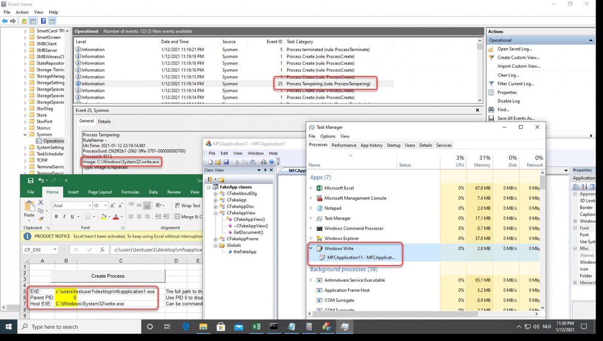 TrustInTechHH's tweet image. New Release of Sysmon Adding Detection for Process Tampering, (Sun, Jan 17th) 🔎 #newrelease #sysmon #tampering #jan isc.sans.edu/diary/rss/26994