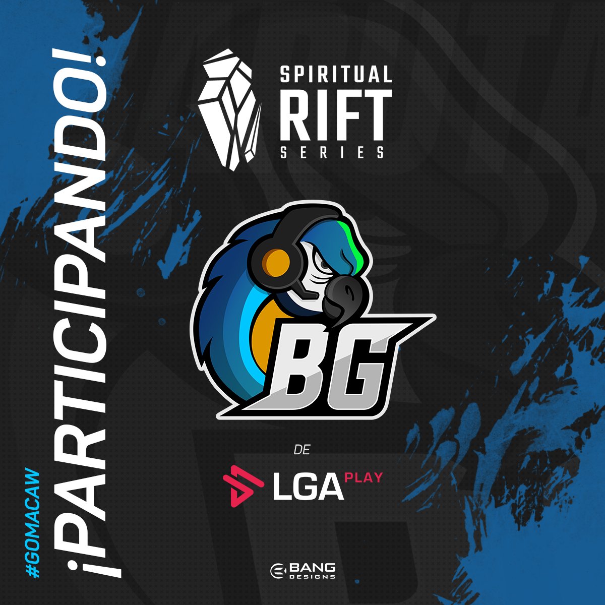 Anunciamos nuestra participación en Spiritual Rift Series por parte de la <a href="/LGAplay/">LGAPlay - Esports Venezuela 🇻🇪</a>, recuerden apoyar el movimiento competitivo para lograr el objetivo de los e-Sports en Venezuela. 

Contamos con su apoyo! 
#GoMacaw #SRS #SpiritualRiftSeries #SRSVe