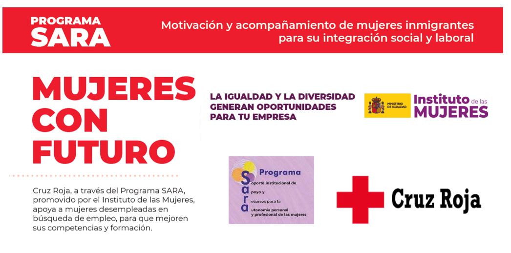 CruzRoja_Empleo's tweet photo. Desde el #PlanEmpleoCruzRoja iniciamos una nueva edición del Programa SARA, en el que trabajamos por la inclusión sociolaboral de las mujeres que lo tienen más difícil, acompañándolas en su crecimiento personal y profesional 
#MujeresConFuturo_SARA +info:
https://t.co/ZG44JpoA9I https://t.co/mU4xIkJ51N