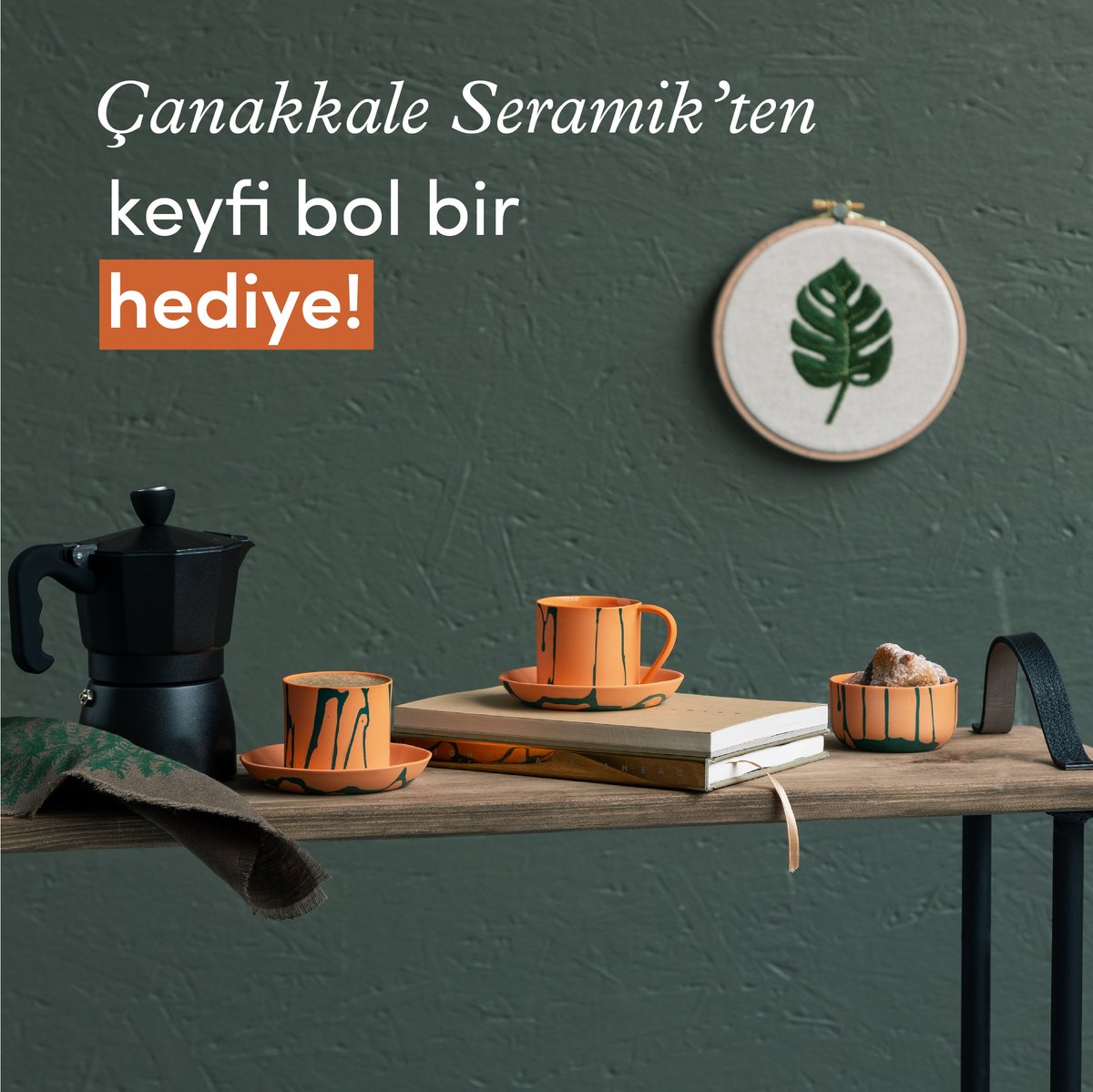 Ocak ayının hediyesi Kale’den geliyor. Yarışmaya katılanlar “Atölye Kale’den Türk Kahvesi Fincan Seti” kazanıyor. Kazanmak için evinizde görmek istediğiniz serimizin ismini yazmanız yeterli.
👫 Üç arkadaşınızı etiketlemeyi,
❤️ Paylaşımı RT'leyip hesabımızı takip etmeyi unutmayın