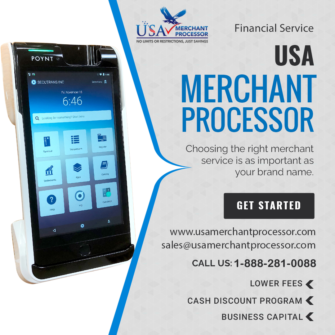 UsaProcessor's tweet photo. NOW IS THE TIME TO SAVE YOUR MONEY! YOU EARNED IT!
Our goal at USA Merchant Processor is to save you money on your processing fees.
Check us out for Your Credit Card Processing.
https://t.co/icByJSuPf8
#creditcardprocessing
#usamerchantprocessor
#creditcards
#onlineprocessor https://t.co/bl8X6adExN