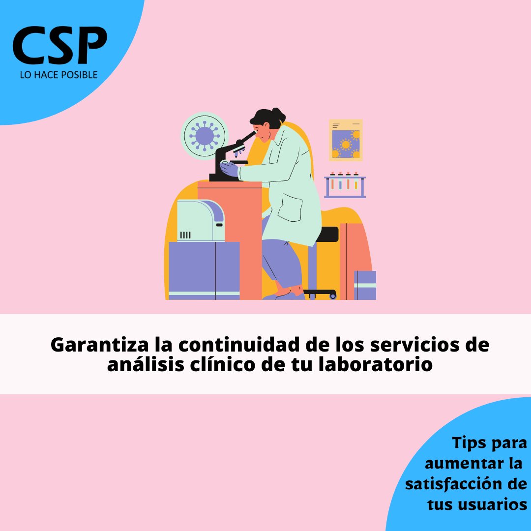 csplohaceposibl's tweet photo. Si no tienes algunos de los análisis disponibles puedes apoyarte con un laboratorio aliado 👩🏼🔬👨🏽🔬 que hayas evaluado y garantice la calidad de los resultados ✅💯. Tus usuarios te lo agrdecerán.
#Laboratorioclinico
#Sistemadegestion
#CSPLoHacePosible
#CSP2020
#Calidad https://t.co/RFlWAe0dbW