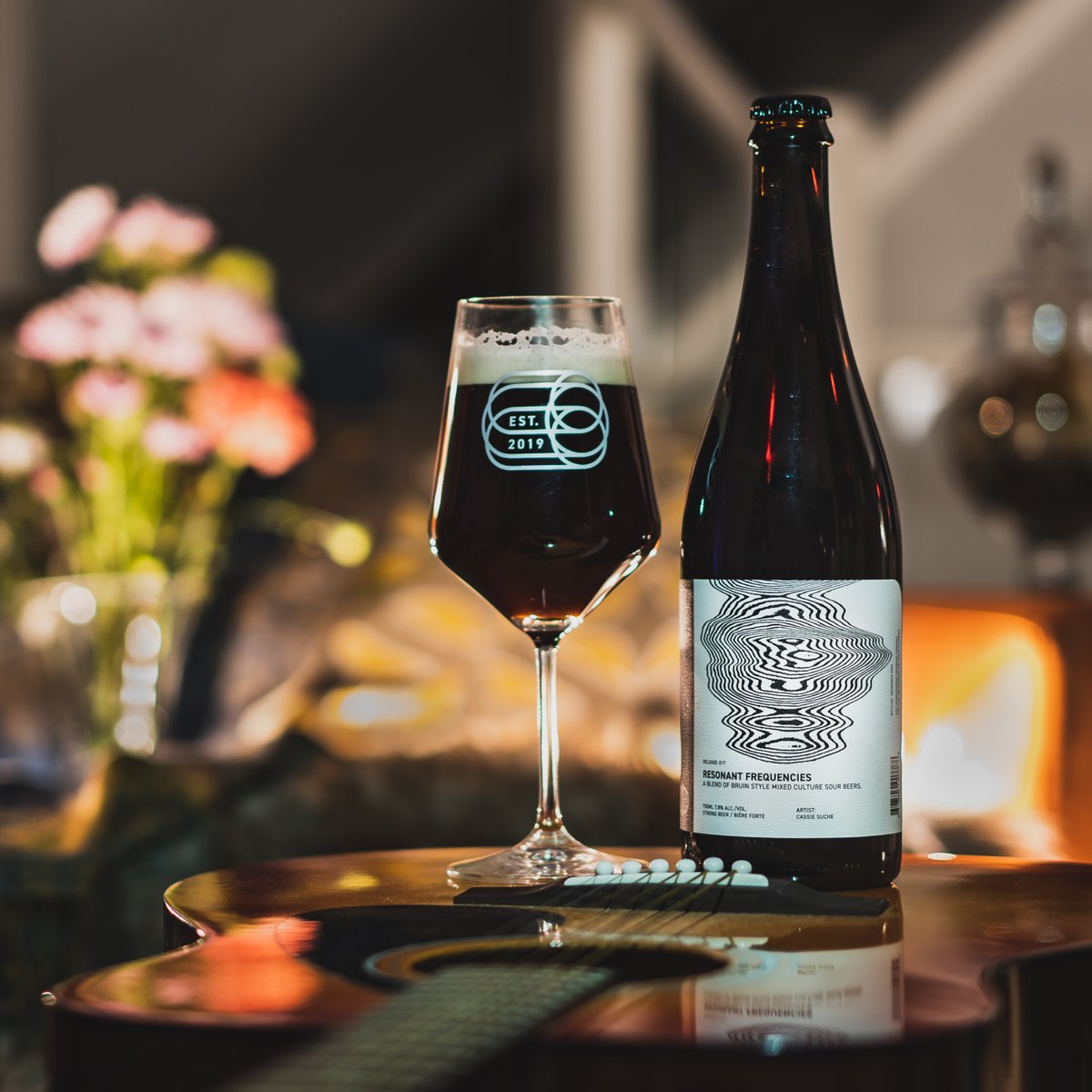 Resonant Frequencies, a blend of Bruin style mixed culture sour beers, 7.8%Order online by 9AM Wed-Sat for same day delivery here in Calgary. Taproom is also open for offsales Wed-Sun. ⠀ http://estbrew.square.site 