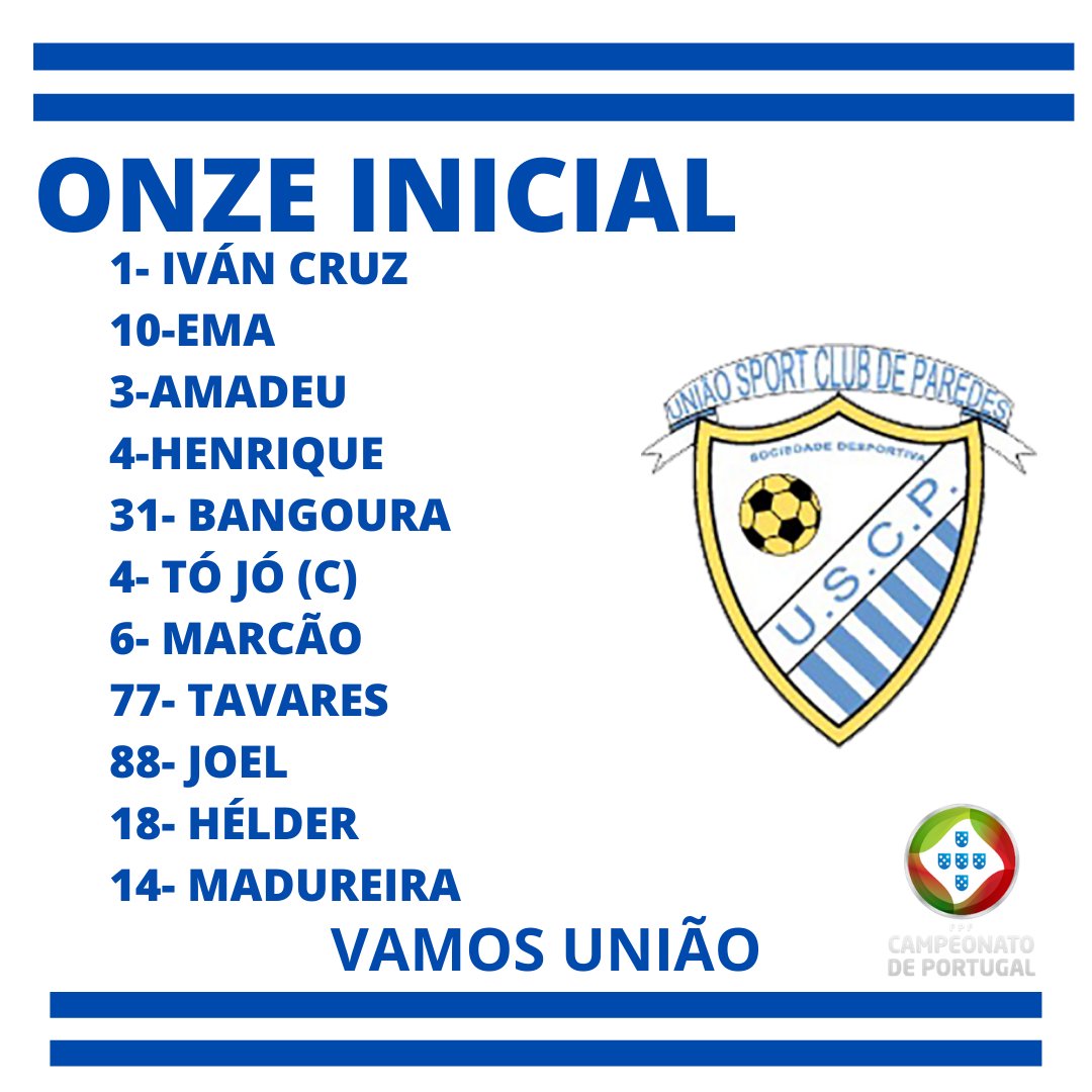 uscparedess's tweet photo. JÁ HÁ ONZE! 🔵⚪ #SCVRUSCP
#CampeonatodePortugal https://t.co/oFILQ5b5zv