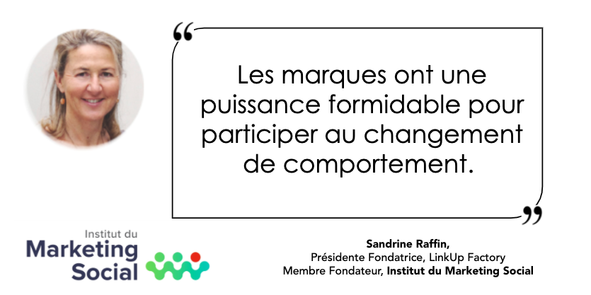 Retour sur la Conférence de l'<a href="/InstMarkSocial/">Institut du Marketing Social</a> du mardi 19 janvier (3/3) 

<a href="/sandrineraffin/">Sandrine Raffin</a> 

#InstitutMarketingSocial
#MarketingSocial
