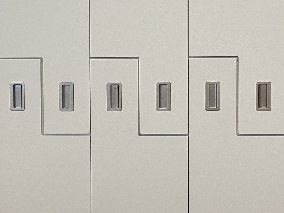 ShieldLockers's tweet photo. Innovation comes in big leaps and small steps. We’re here for all of it! The humble Shield Z-Style Locker is #notyourfatherslocker. The solid surface design is ridiculously cleanable and warrantied for life. And did we say it’s the most innovative Z-Style Locker ever specified. https://t.co/5CzCOayOiH