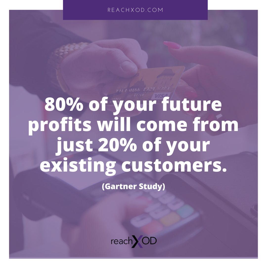 ReachXOD's tweet photo. The likelihood of converting an existing customer is 60-70%, while the likelihood of converting a new customer is only 5-20%. Do you have a plan to serve your existing customers so they stay loyal customers? We think you should. #reachXOD #customerloyalty https://t.co/tNHA5NWZdx https://t.co/AwJyjUj3DO