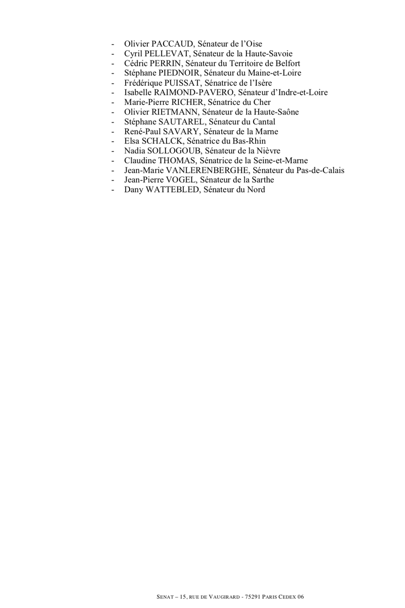 Monsieur le Premier ministre, laissez les Français faire du #sport !

Avec 73 sénateurs, nous demandons une dérogation au couvre-feu après 18h pour la pratique d’une activité #physique individuelle de plein air et sans regroupement pour tous les #Français ⤵️

<a href="/lesRep_Senat/">Les Républicains Sénat</a>