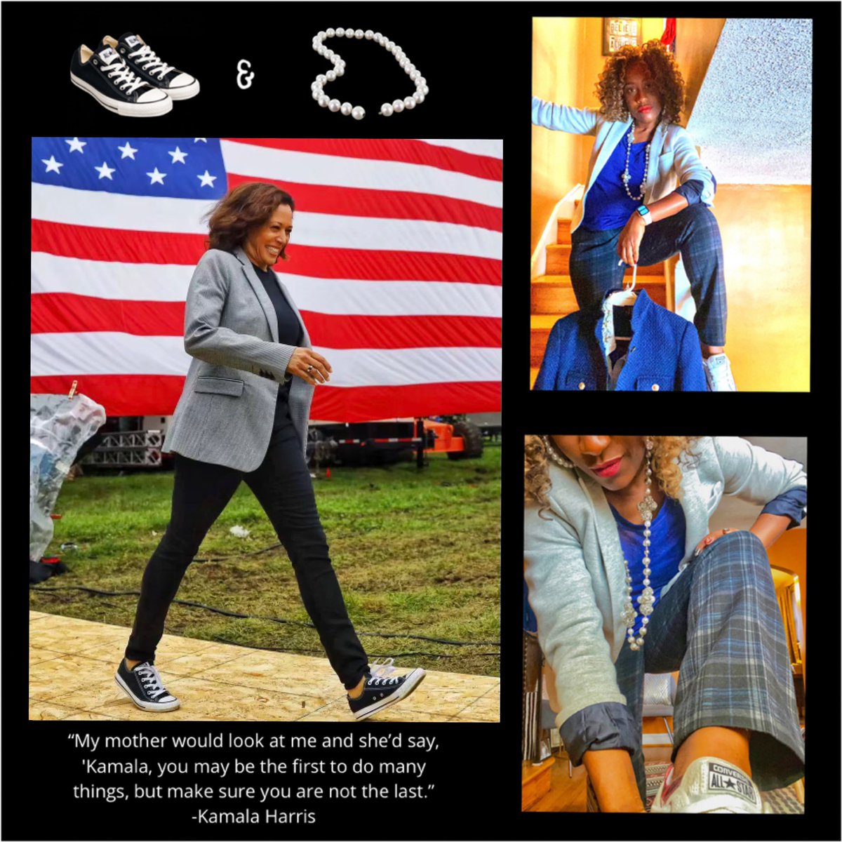 Don’t let the Chucks fool you. She did not come to play. 
#real #authentic #leader #representingwomen #d9 #hbcu #inauguration2021