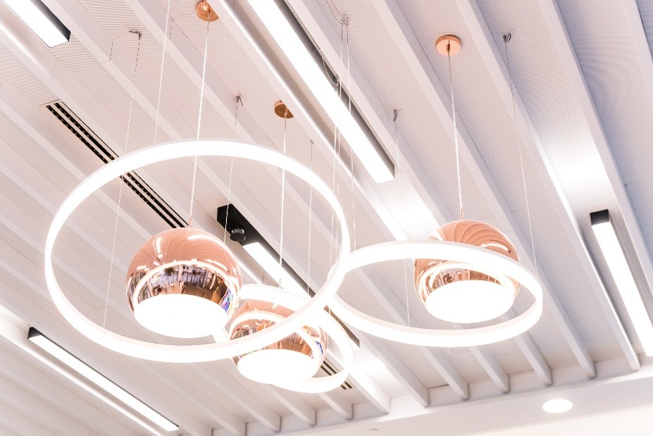 The right #lighting can make or break your #office on a dreary winter’s day! Our #designers look at sun paths to determine the correct position of desks, then choose lighting that not only enhances the office ‘look and feel’ but #brightens areas that #natural light doesn’t reach