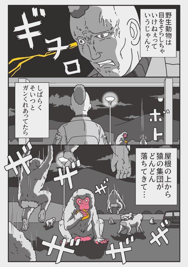 トラックドライバーの怪談
深夜に食べる自販機のハンバーガーは美味しい。
そして猿
https://t.co/B5TuqL8Amz