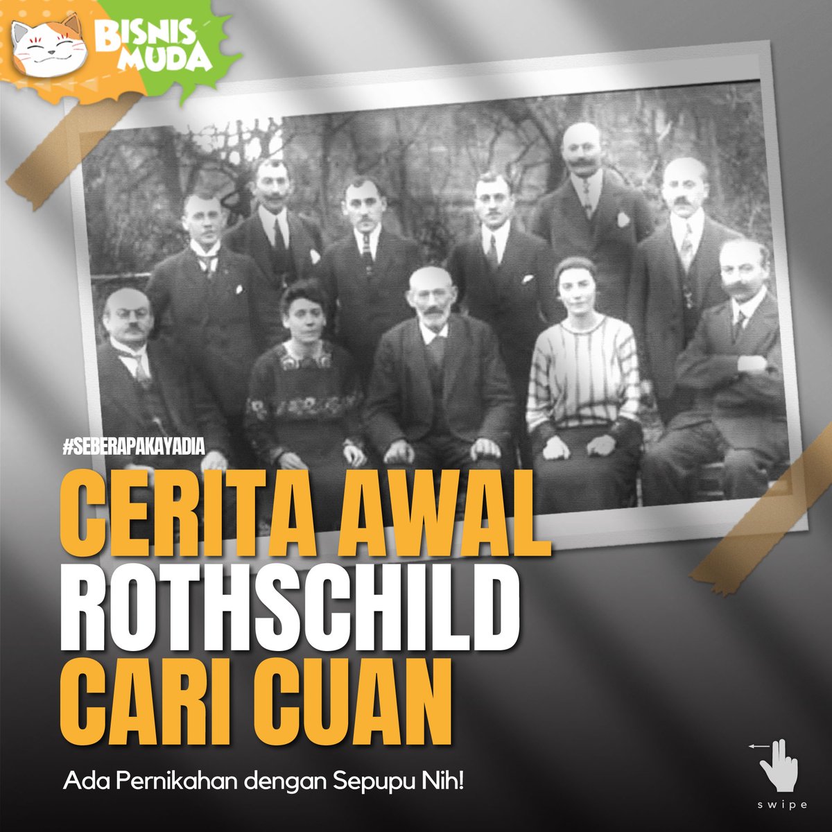 Bisnismudaid's tweet photo. Sebuah Thread
.
.
.
Cerita Awal Rothschild Cari Cuan. Ternyata Ada Pernikah Sepupu
#ThreadBisnisMuda #seberapakayadiabisnismuda #Rothschild #konspirasi https://t.co/6dyYD5S9Fl