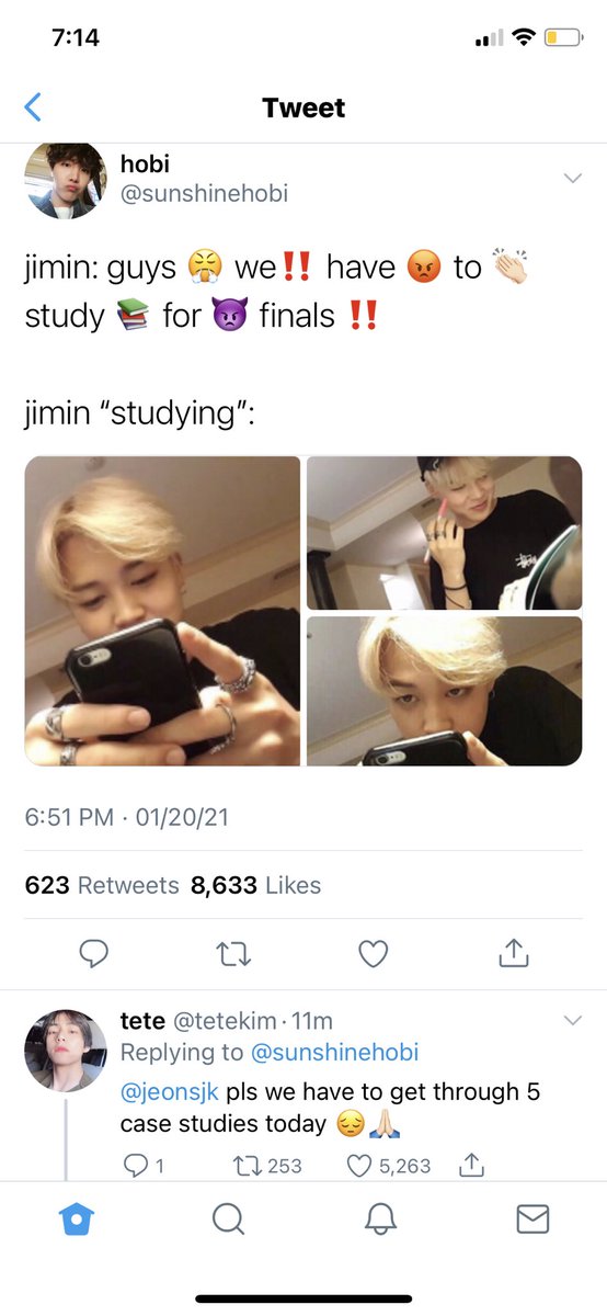 [a week later] 082 — jimin is distracted
