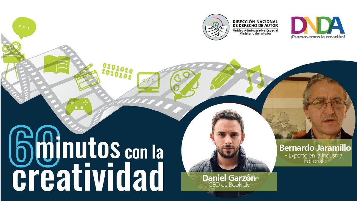 ¿Cómo perdurar en la cambiante y apasionante industria literaria?

Revive los siguientes #60MtosConLaCreatividad con Daniel Garzon de <a href="/Booklickoficial/">Booklick</a>, Bernardo Jaramillo y la moderación de <a href="/CRomeroRomero2/">Carolina Romero</a>: tinyurl.com/y2ol6bco

¿Qué temas les gustaría que abordáramos en 2021?