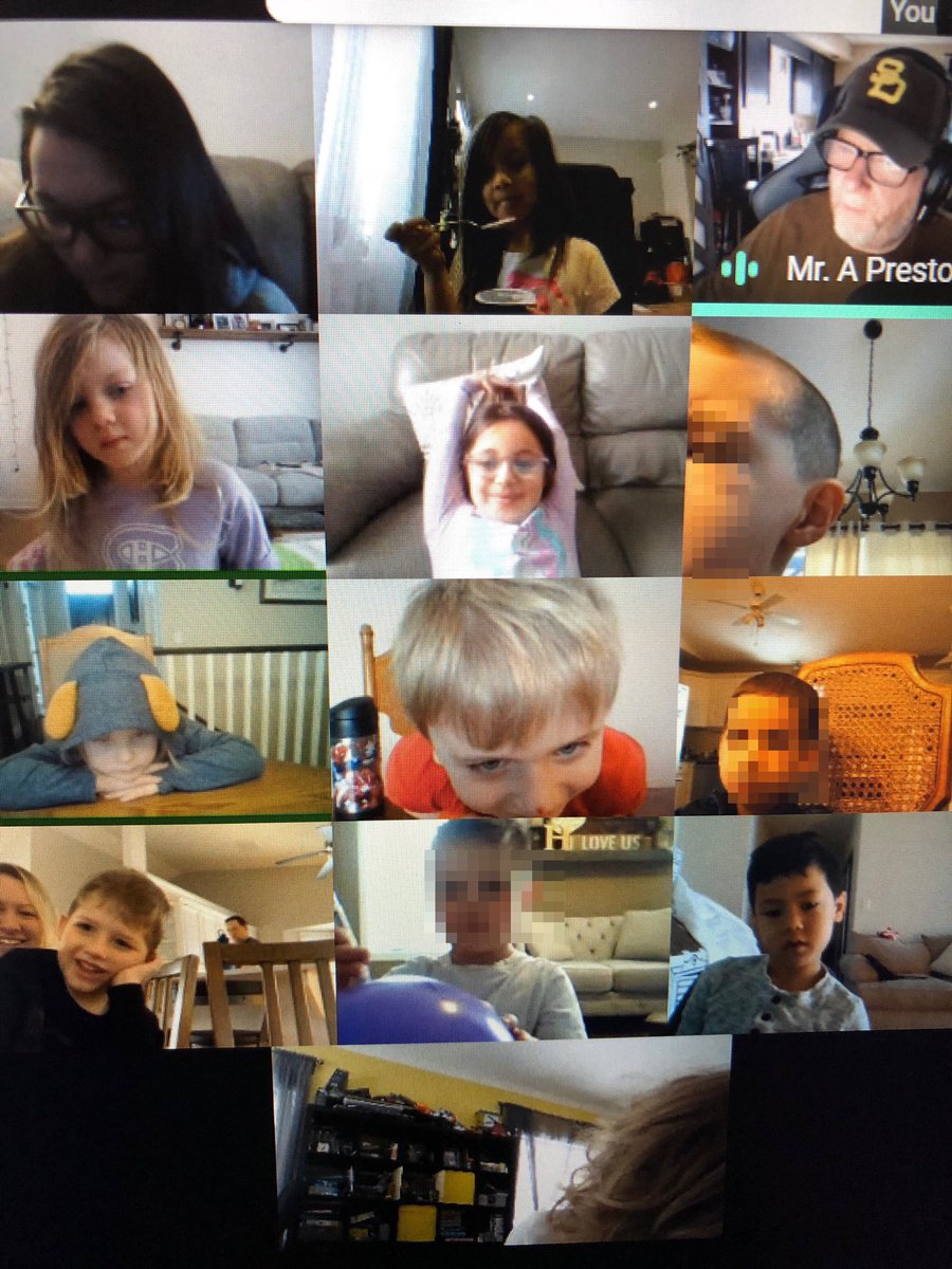 MsClarkSRPS's tweet photo. So exciting to have our special guest @PREZ0070 join us today for a story! You had us all laughing. #lockespride #virtuallearning https://t.co/38CrXbrjWy