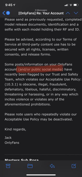 Wait wait wait. If your twitter is connected to your OF, onlyfans can penalize you for stuff you post<a href="/tag/mvsales"class="tags"><span>#mvsales</span></a><a href="/tag/mvcrush"class="tags"><span>#mvcrush</span></a>