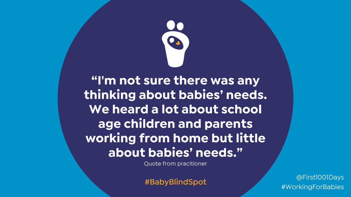 Services supporting 0-2s were highly depleted during the #lockdown resulting in a #BabyBlindspot. Read the findings from our #WorkingforBabies report: 1001days.org.uk/workingforbabi…