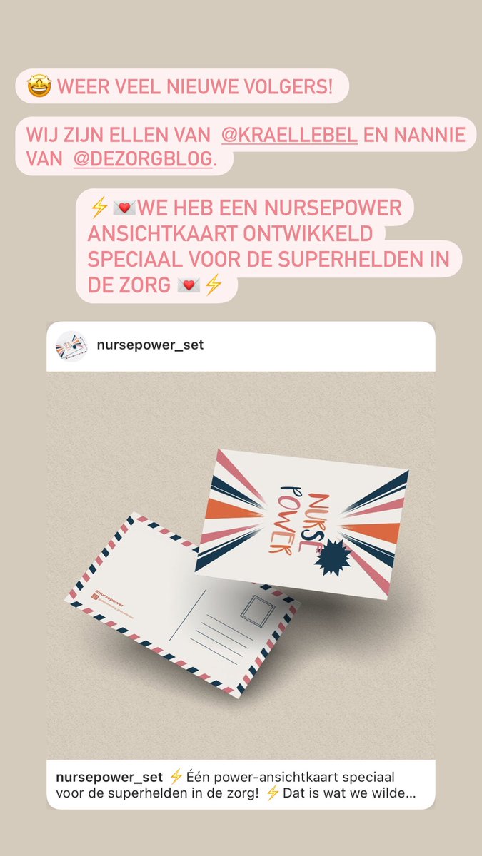 DeZorgblog's tweet photo. Trots op onze zelf ontworpen ansichtkaart speciaal voor alle superhelden in de zorg! ⚡️ Check IG @nursepower_set #eenkleingebaar @hugodejonge https://t.co/U1iSBHxYA1