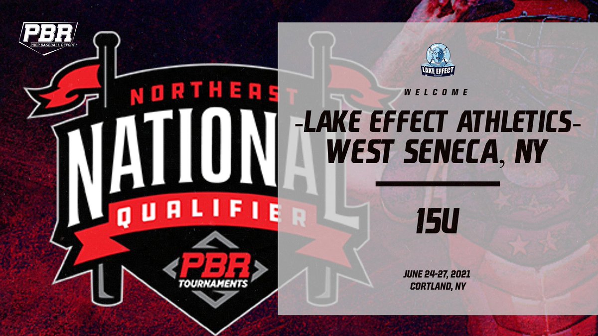🏆Northeast National Qualifier (14U/15U)
🗓June 24-27, 2021
📍Cortland, NY

Please welcome the @LEAthletics14U (West Seneca, NY) who will be competing in the 15U bracket. 

⬇️Entire Summer Schedule⬇️
prepbaseballreport.com/tournaments-li…