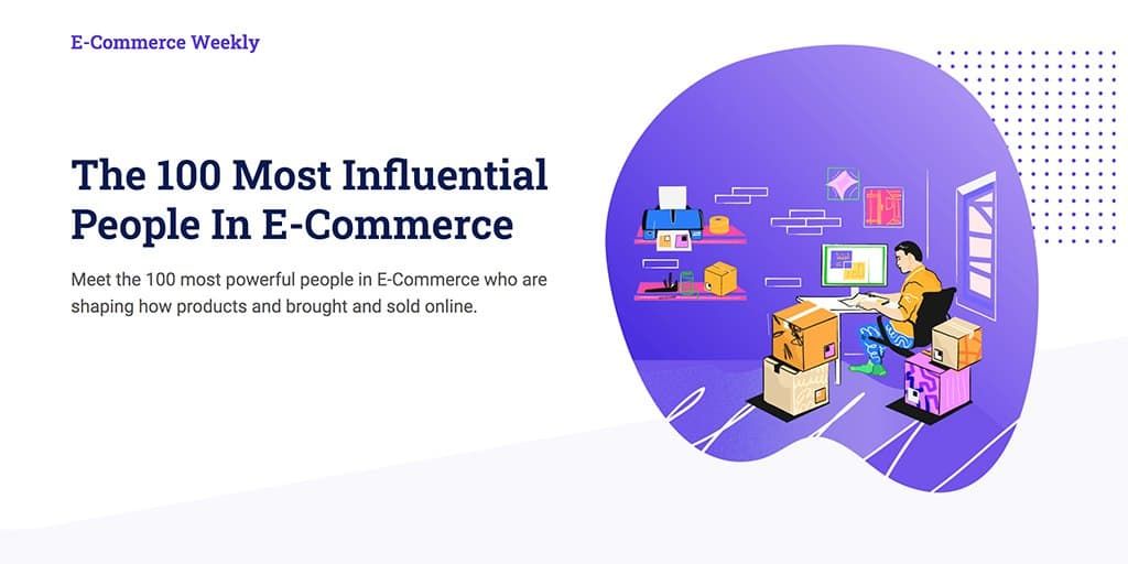 Meet the 100 most influential people in E-Commerce [2021 edition]: ecomweekly.co/experts

Featuring: <a href="/a_brawn/">Austin Brawner</a>, @chloethomasecom, <a href="/ValentinRadu/">Valentin Radu</a>, @paulalexgray, <a href="/morris_kate/">Kate Morris</a>, <a href="/francescaSN/">Francesca S Nicasio</a>, <a href="/LizCouto/">Liz Couto</a>, <a href="/dofornop/">Paul do Forno 🛒 🇺🇸🇨🇦🇵🇹</a>, <a href="/ecommerceaholic/">TJ Gamble | Ecommerce Aholic</a>, <a href="/mralaahassan/">Alaa Hassan</a> &amp; more!