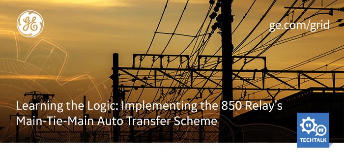 emrassociates's tweet photo. Maintaining system #reliability in the event of a fault on an incoming line is paramount. Enter the main-tie-main transfer (#MTM) scheme for the 850 #relay. Learn more with #GE expert Christine Crites TODAY, 2PM ET. Register: https://t.co/7aqmgjEWbC https://t.co/sRR5K8yySY