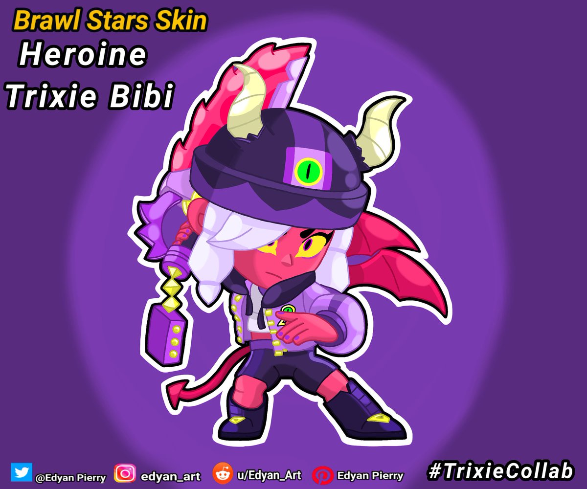 Edyan Art On Twitter Trixie Skin For Heroine Bibi For Trixiecollab From Piper Dela Prim I Hope You Enjoyed Brawlstars Brawlart Brawlstarsart Brawlstarsskin Brawlstarsbibi Trixiestars Https T Co 4thmwjb364 - fanart de brawl stars bibi