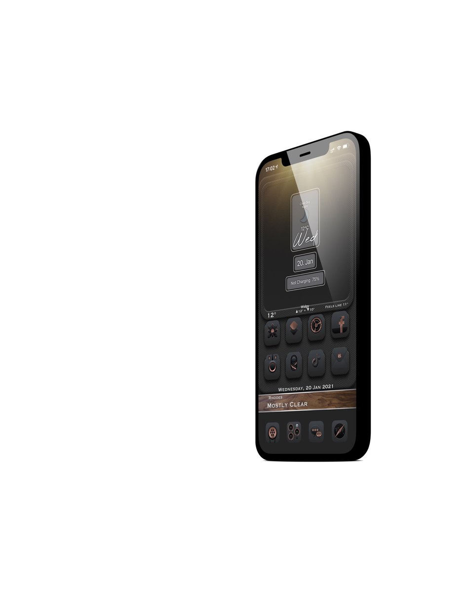 kostasrodos29's tweet photo. New set up!
#liveweather by @thewaytozion
#weather
#Widgy by @sulejmanagich
#Theme by @djAndjess8
#Wallpaper
#screenmakerpro by @screenshot_pro
#Iconboard by @_darioroa
#nojailbreak
#iphone12ProMax
Many thanks to all creators! https://t.co/UyvbLdVO1L