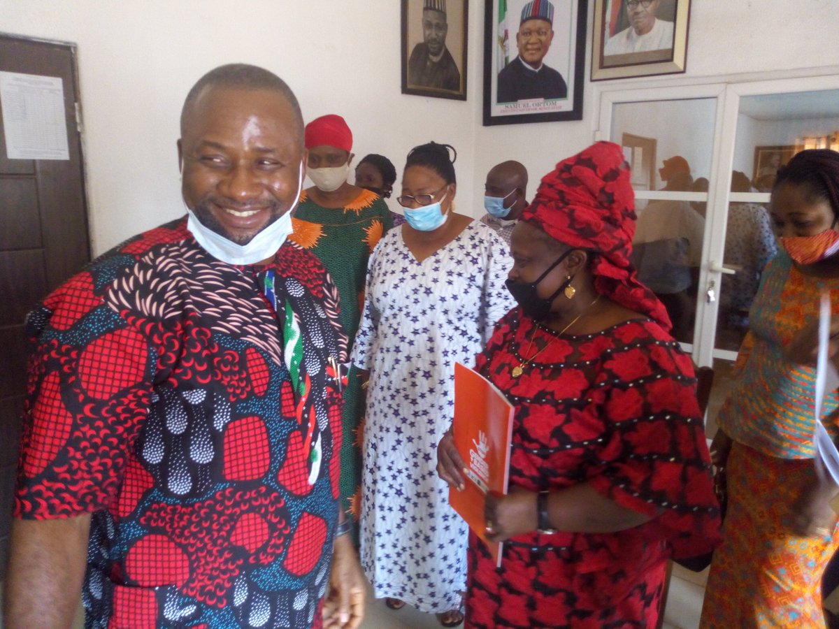 BengonetDev's tweet photo. BENGONET Chairman, Mrs. Shimenege Kyaagba, seeks more collaboration with Benue State Emergency Management Agency (SEMA) in the area of capacity building for its members on issues of bilateral interest.
https://t.co/zMNuclkjdN

#IDPs #Refugees #WASH #BENGONET #SEMA #UNICEF https://t.co/LSQua6C97C