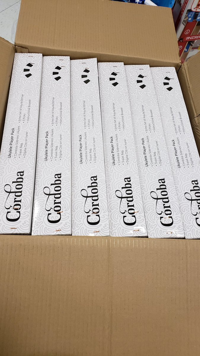 MrsPearson18's tweet image. YES! Soon to be music to my ears. Our delivery of ukuleles for the FSH Uke Can Do it! club with @drrios #fshe2gether #VirtuallyPreK #UkeCanDoIt