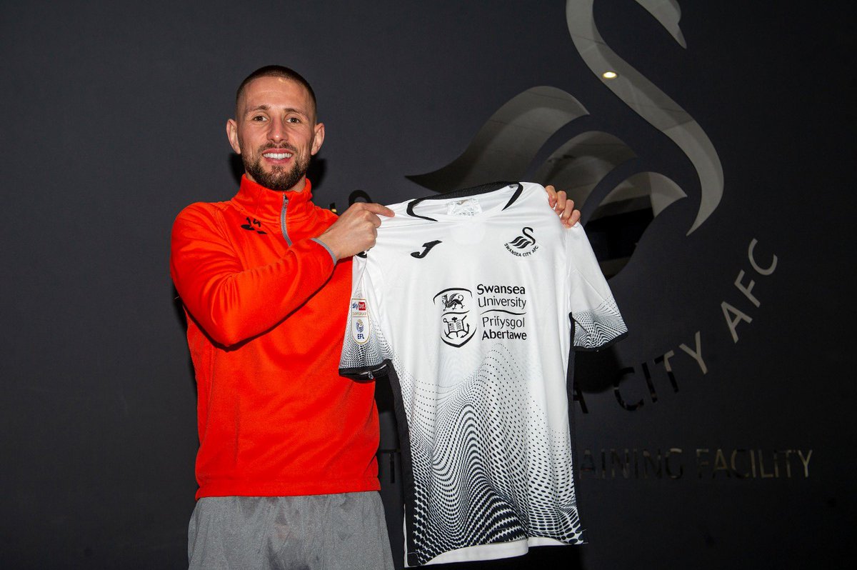 Conor Hourihane (@conorhourihane) on Twitter photo Delighted to have signed for <a href="/SwansOfficial/">Swansea City AFC</a> on loan until the end of the season. Can’t wait to get going and help the club get back to the premier league ⚫️⚪️ Delighted to have signed for <a href="/SwansOfficial/">Swansea City AFC</a> on loan until the end of the season. Can’t wait to get going and help the club get back to the premier league ⚫️⚪️