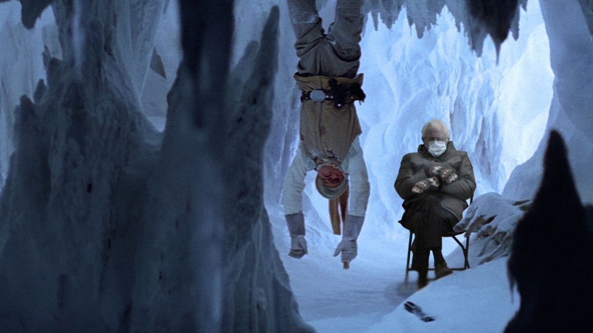 I made a background-less Bernie for you so you can have your own meme fun