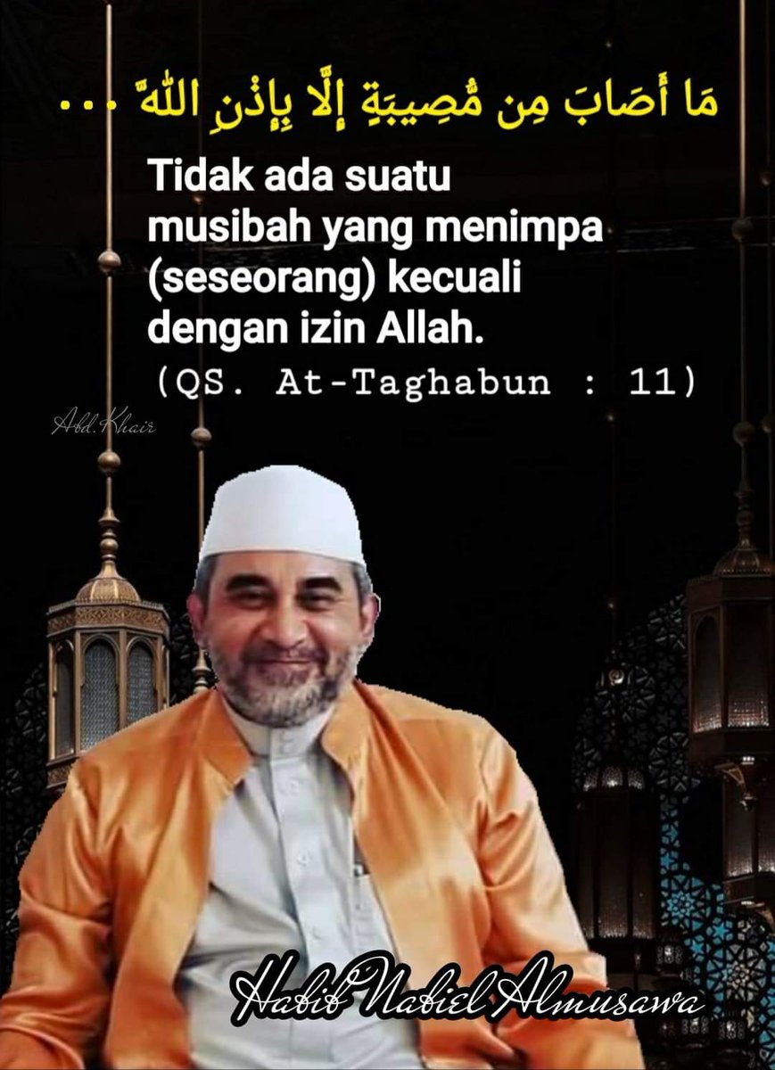 nabiel_almusawa's tweet image. Knp kami yg ditimpa musibah &amp;amp; bkn mereka..? Dmkn respon yg terjadi saat kita tertimpa musibah.. Anakku yg namanya musibah itu sampai padamu sudah by name by address.. Siapa, dimana, kpn, bgm semuanya sdh ditentukan [QS 64:11].. Jd sabar &amp;amp; terus berjuang,  pahalanya sdh pasti nak