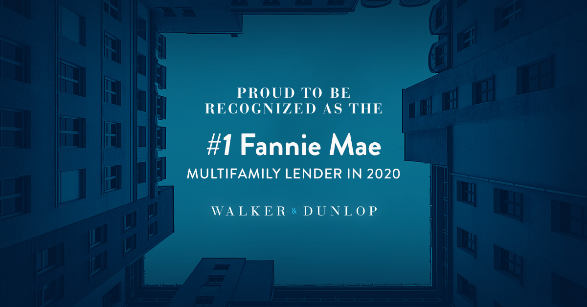 WalkerDunlop's tweet photo. Fannie Mae recognized Walker &amp; Dunlop as the #1 Multifamily Lender in 2020!

Check out more details, including the full rankings list: https://t.co/MaasuUIdLQ

#Multifamily #MultifamilyFinance #FannieMae #CRE #MultifamilyLending #DUS #WorkWithWalker #WalkerWay https://t.co/g1PAVSkdUj
