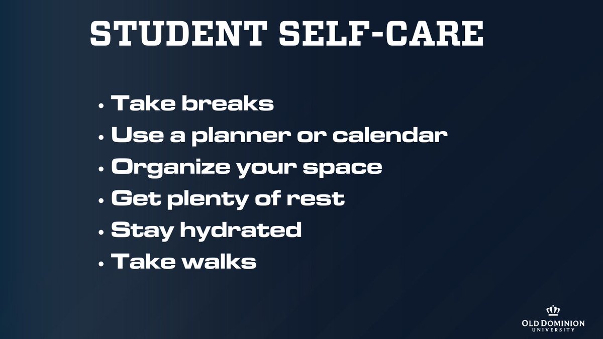 ODU's tweet photo. Need a moment? Take some time for yourself. #ODU #ODUAtHome https://t.co/1vSjELYr9J
