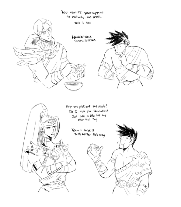 a lot of the times i feel like i like my inked stuff alone more than the coloured in ones #HadesFanArt 