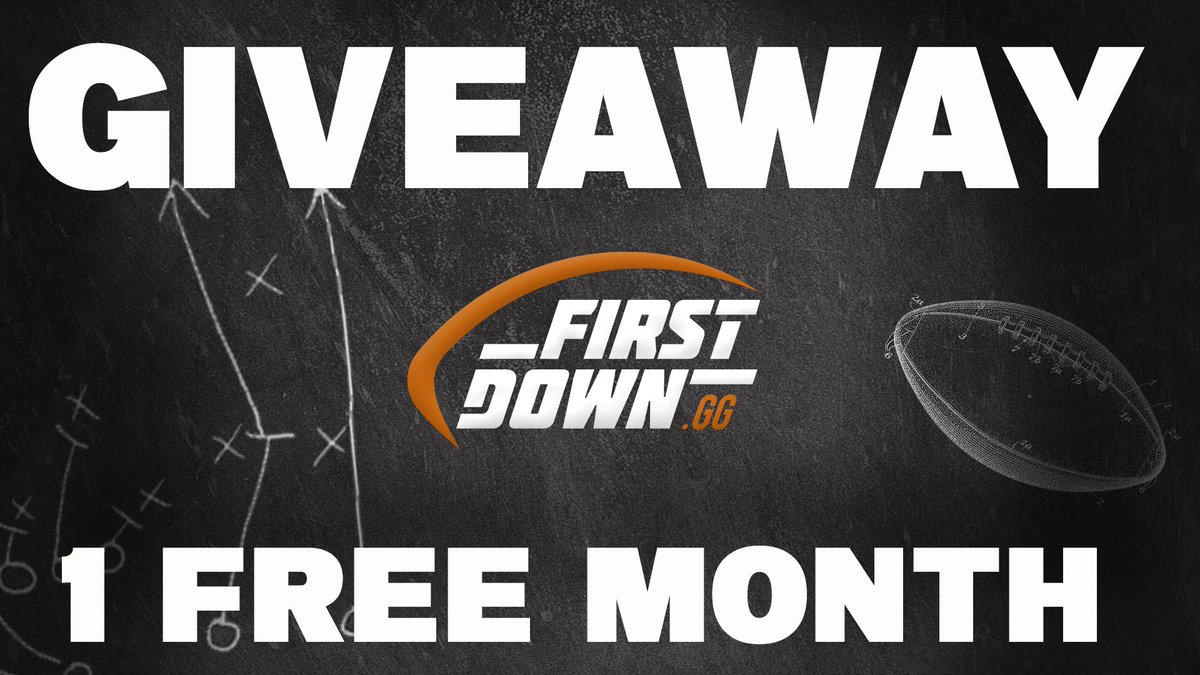 FirstDownGG's tweet image. 🚨GIVEAWAY🚨
1 Free Month to FirstDown.gg

🔖RULES🔖
Follow
Like
Retweet

Drawing in 24hrs